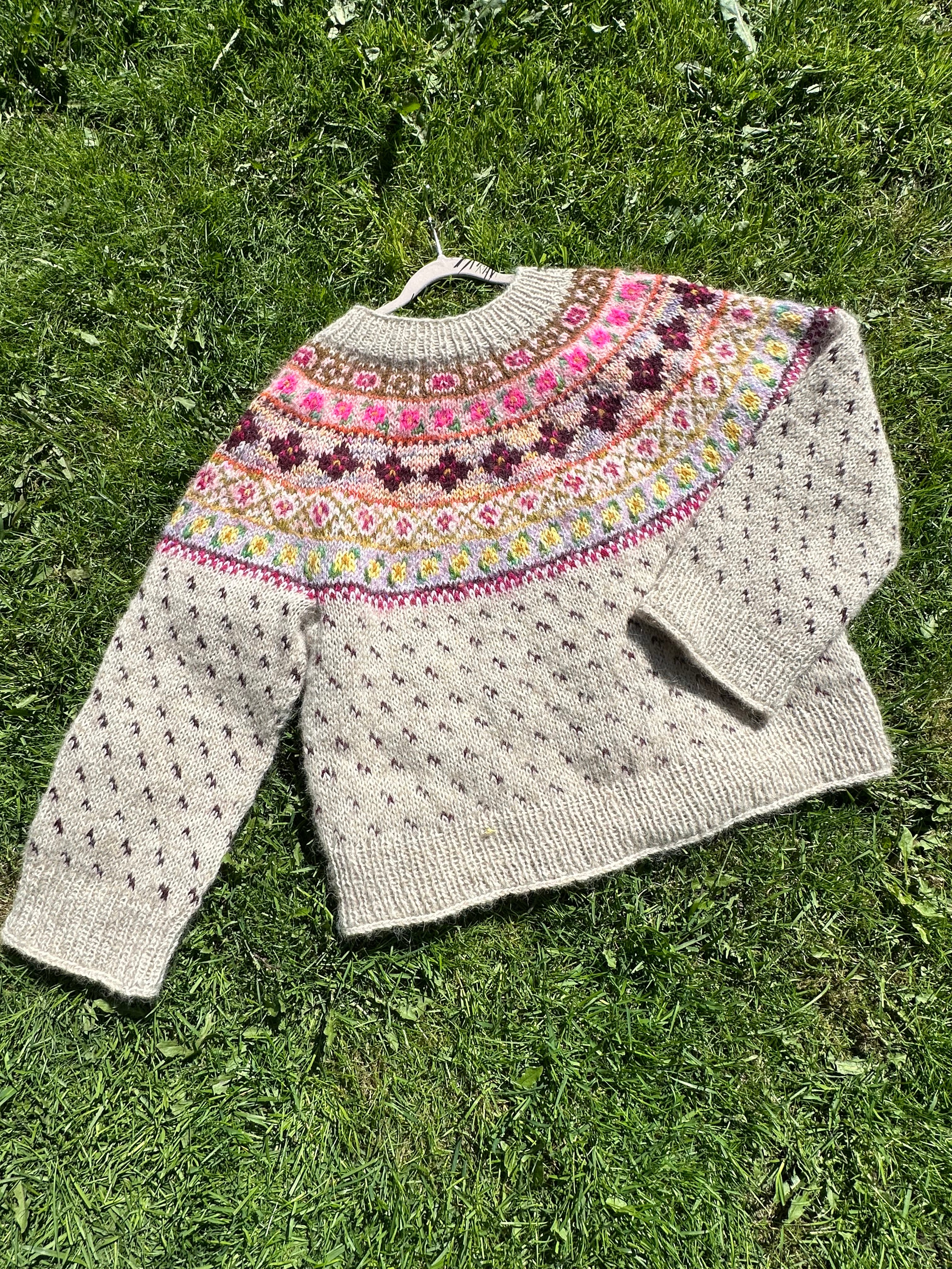 Bohemian Rose Sweater