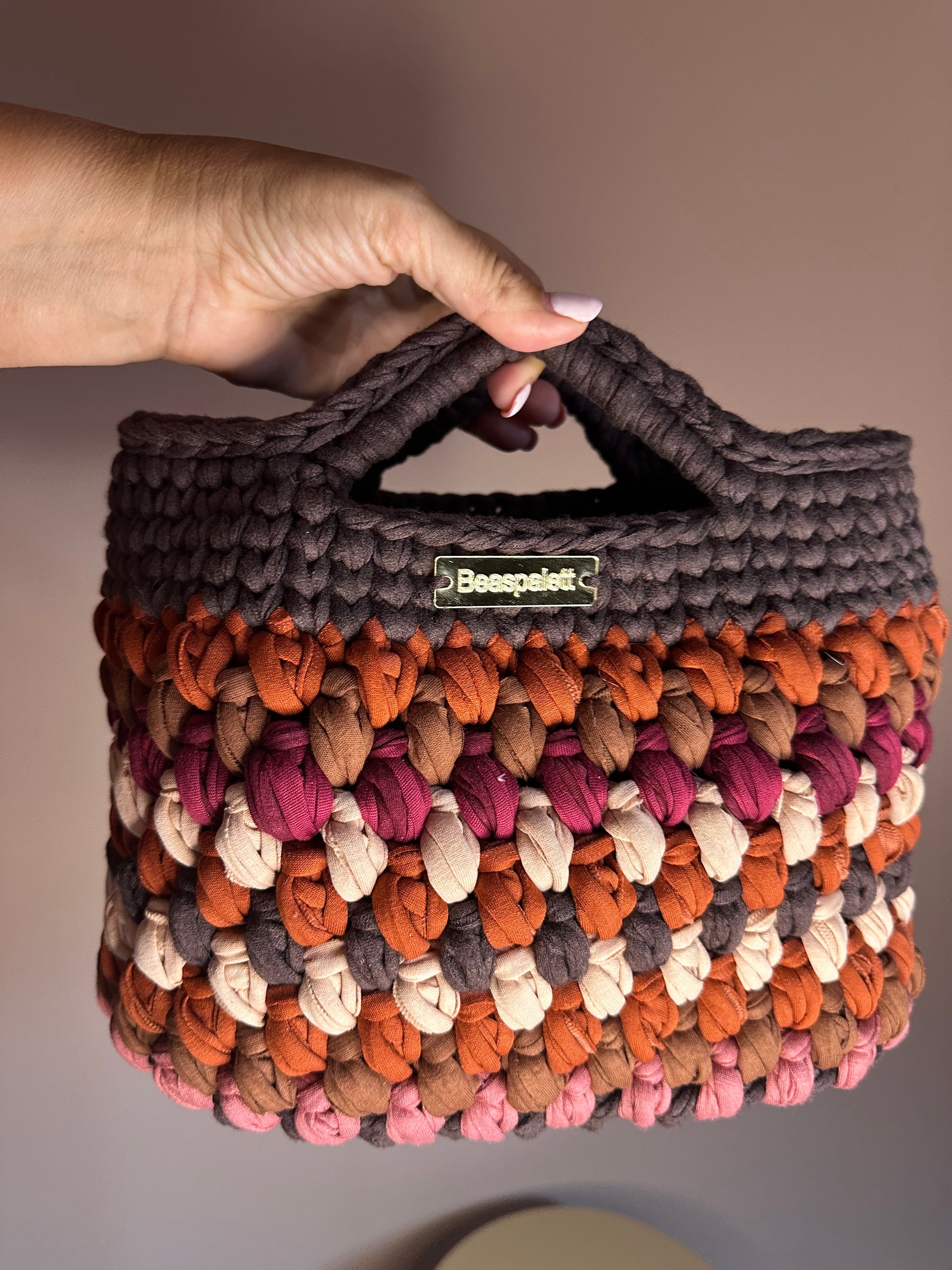 Handcrafted crochet bag. Tote Bag