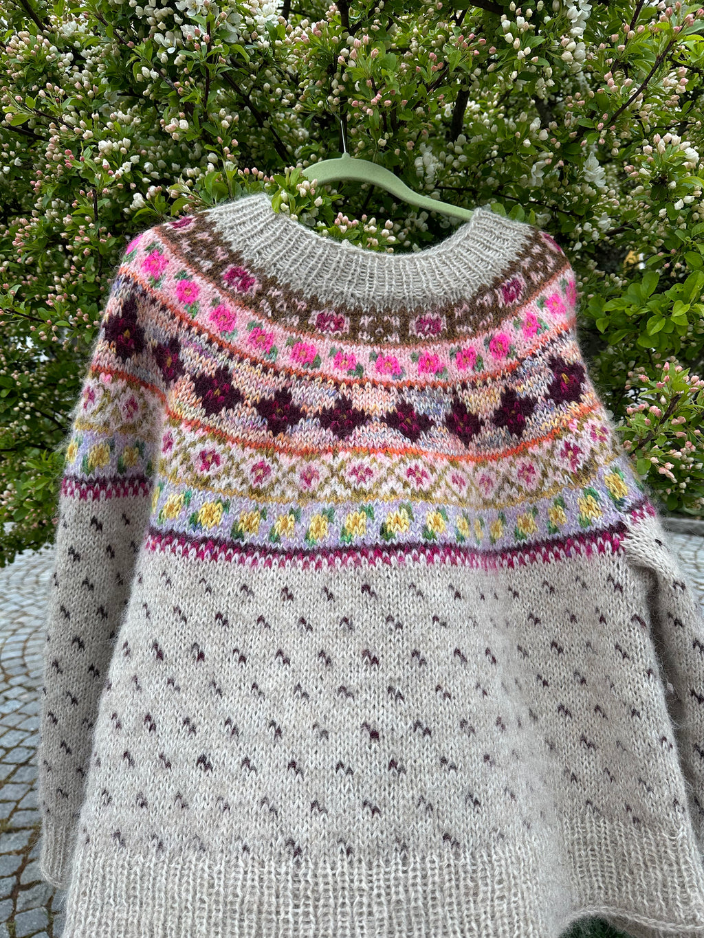 Bohemian Rose Sweater