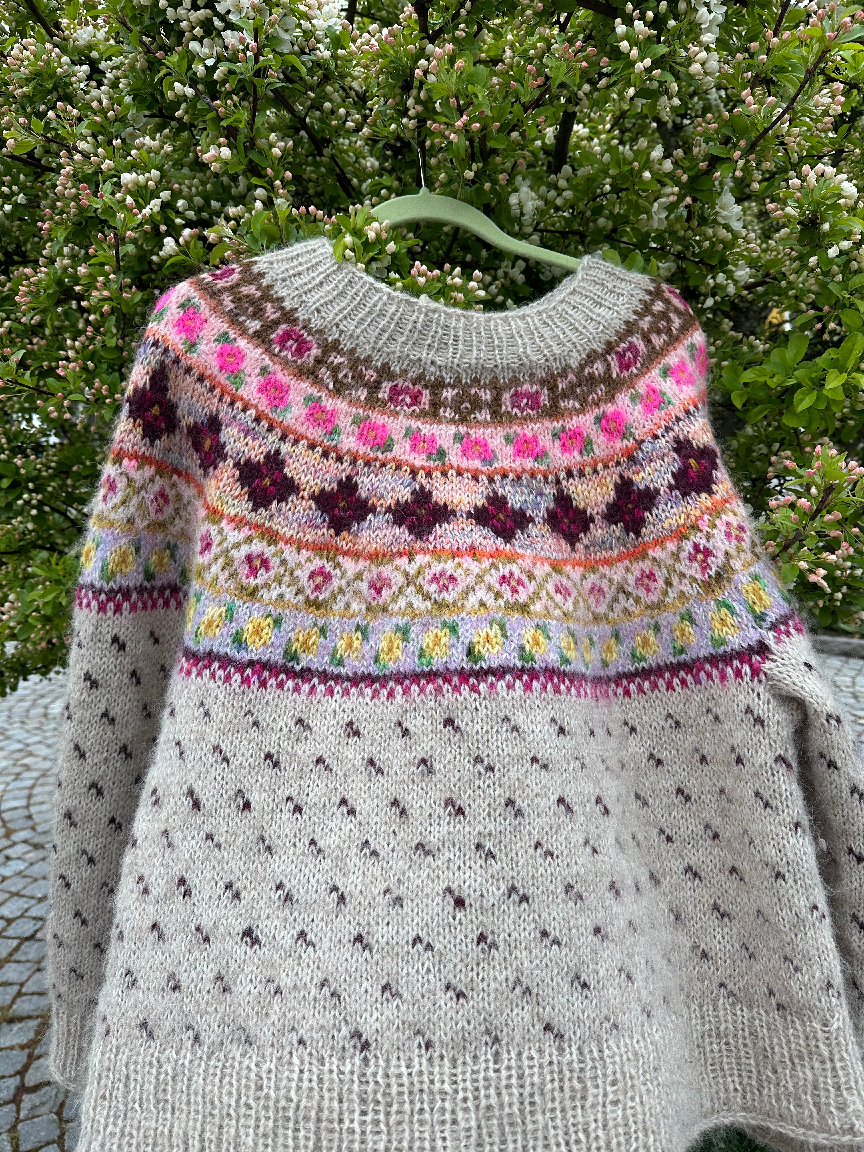 Bohemian Rose Sweater