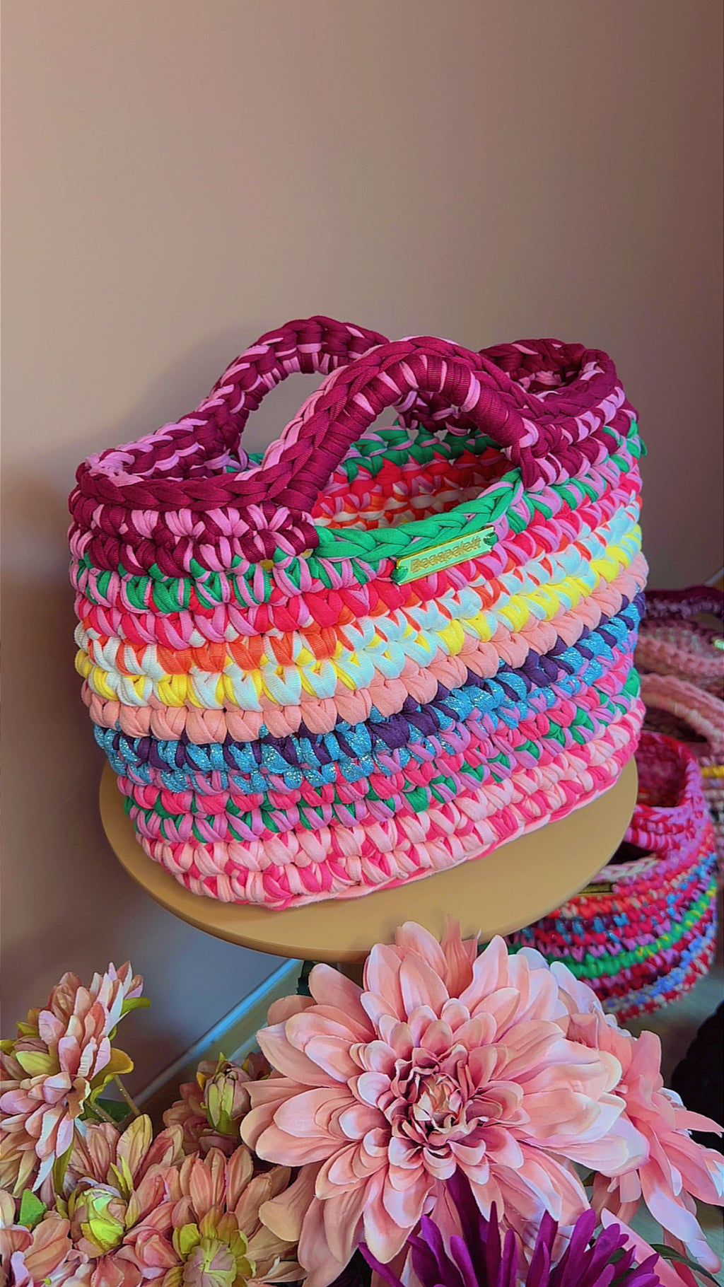 Handmade crochet bag. Tote Bag