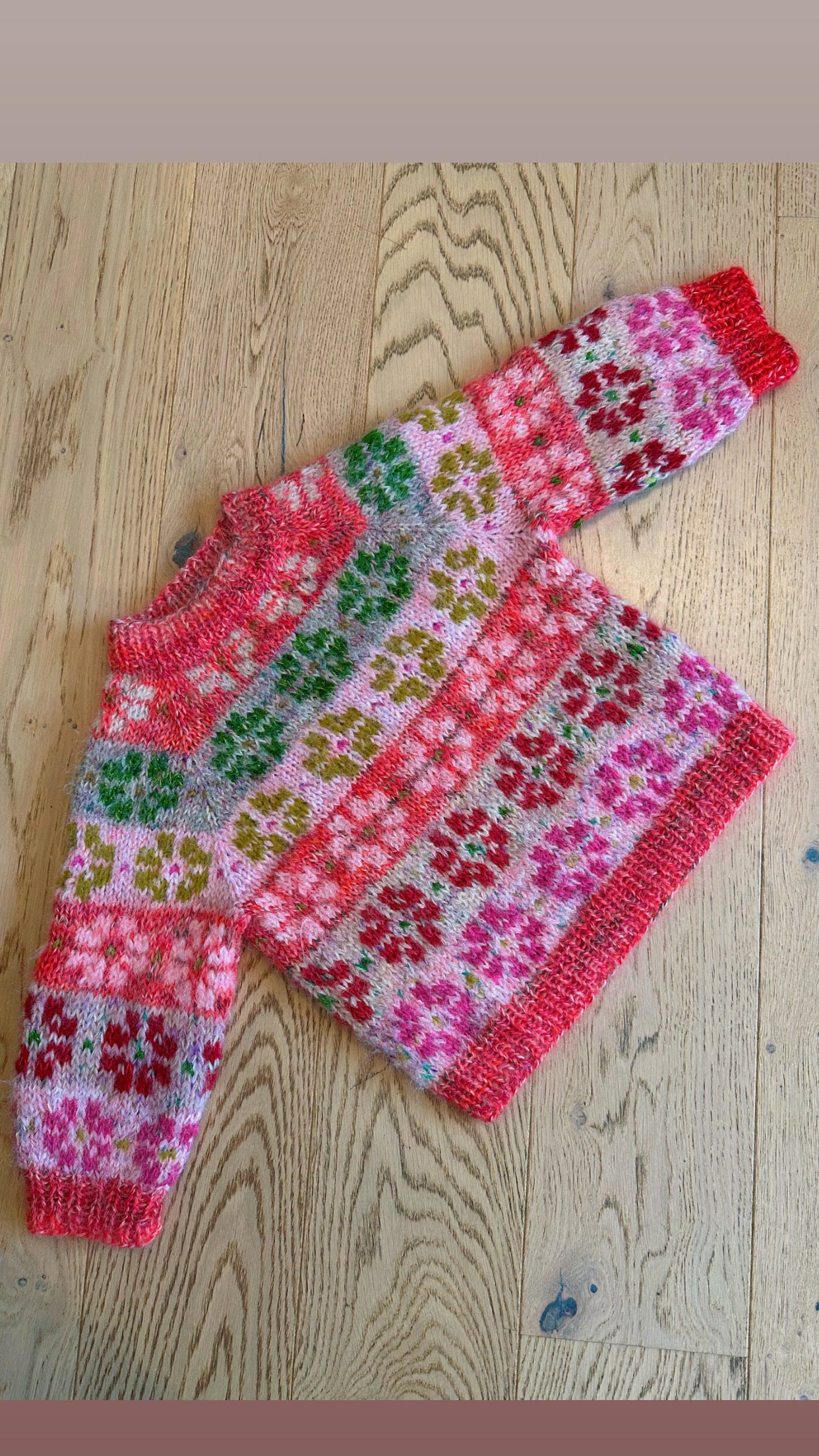 Blooming Kid Sweater