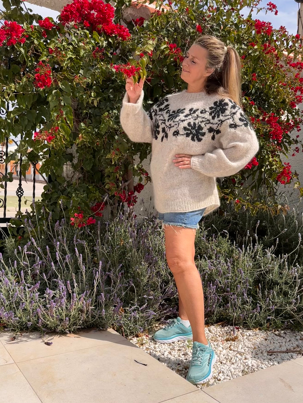 Blooming Vine Sweater