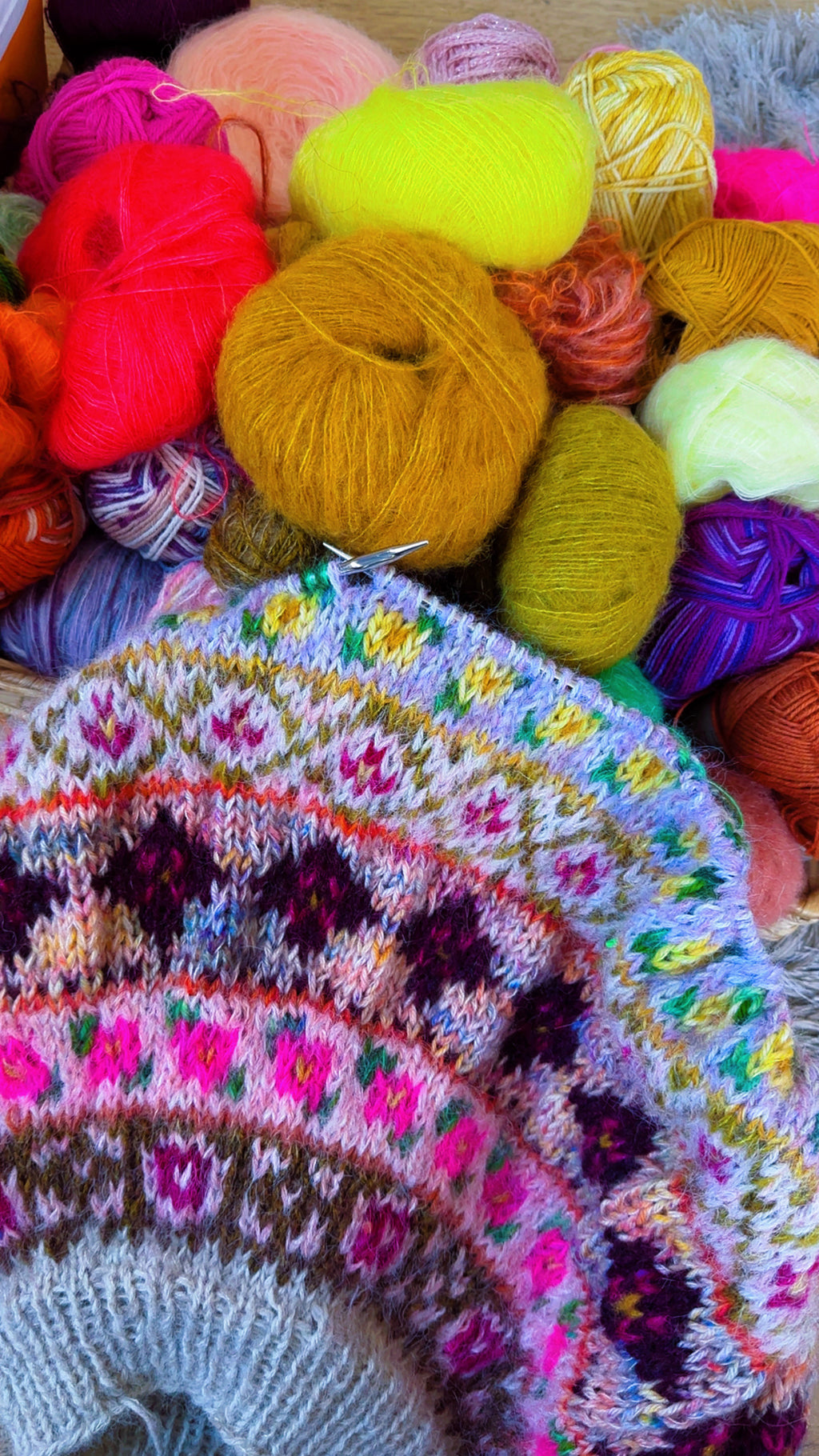 Bohemian Rose Sweater