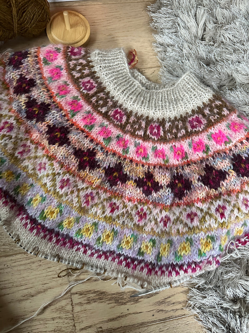Bohemian Rose Sweater
