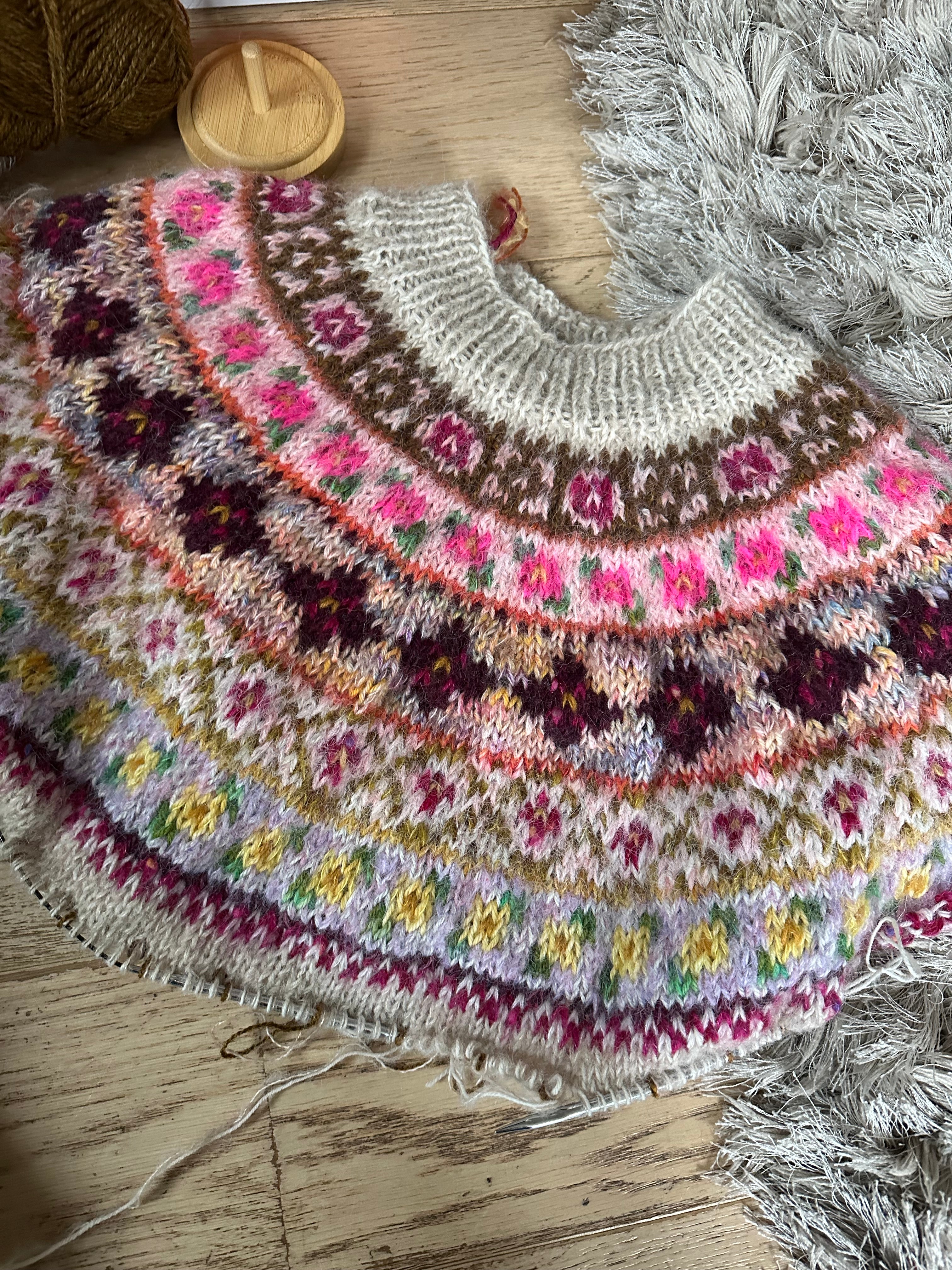 Bohemian Rose Sweater