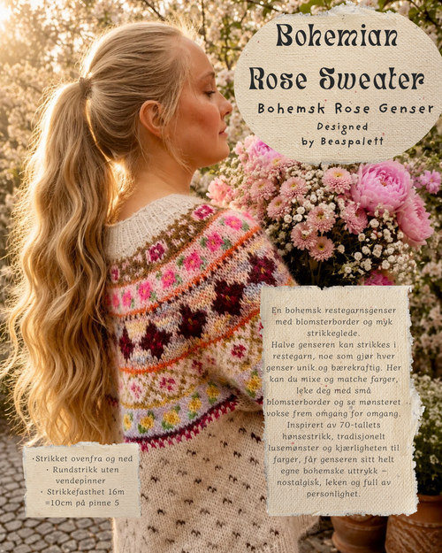 Bohemian Rose Sweater