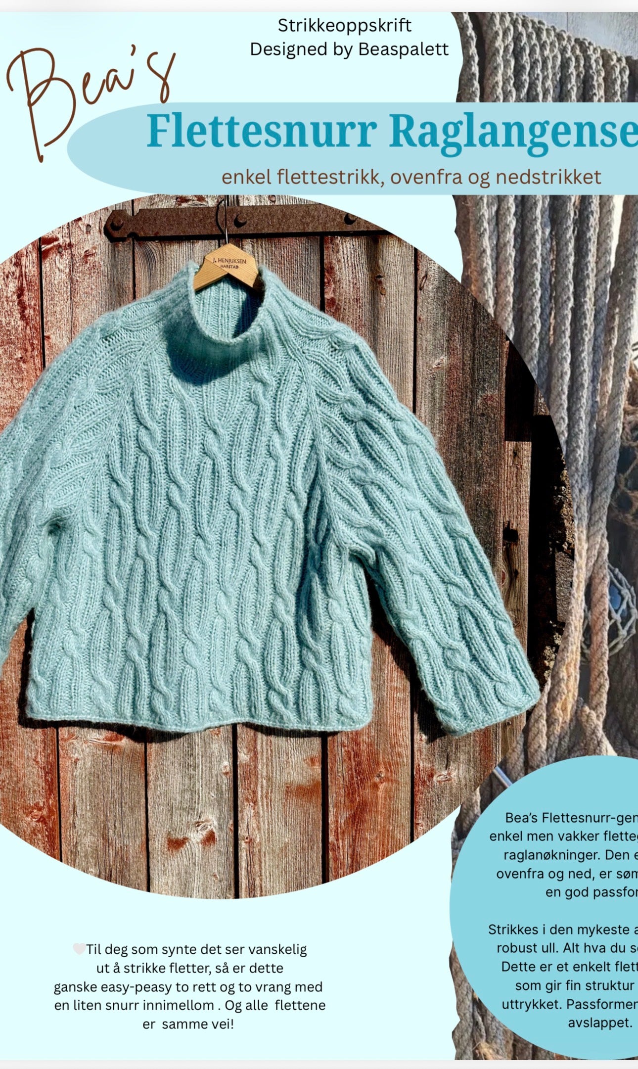 Bea’s Cable Twist Sweater