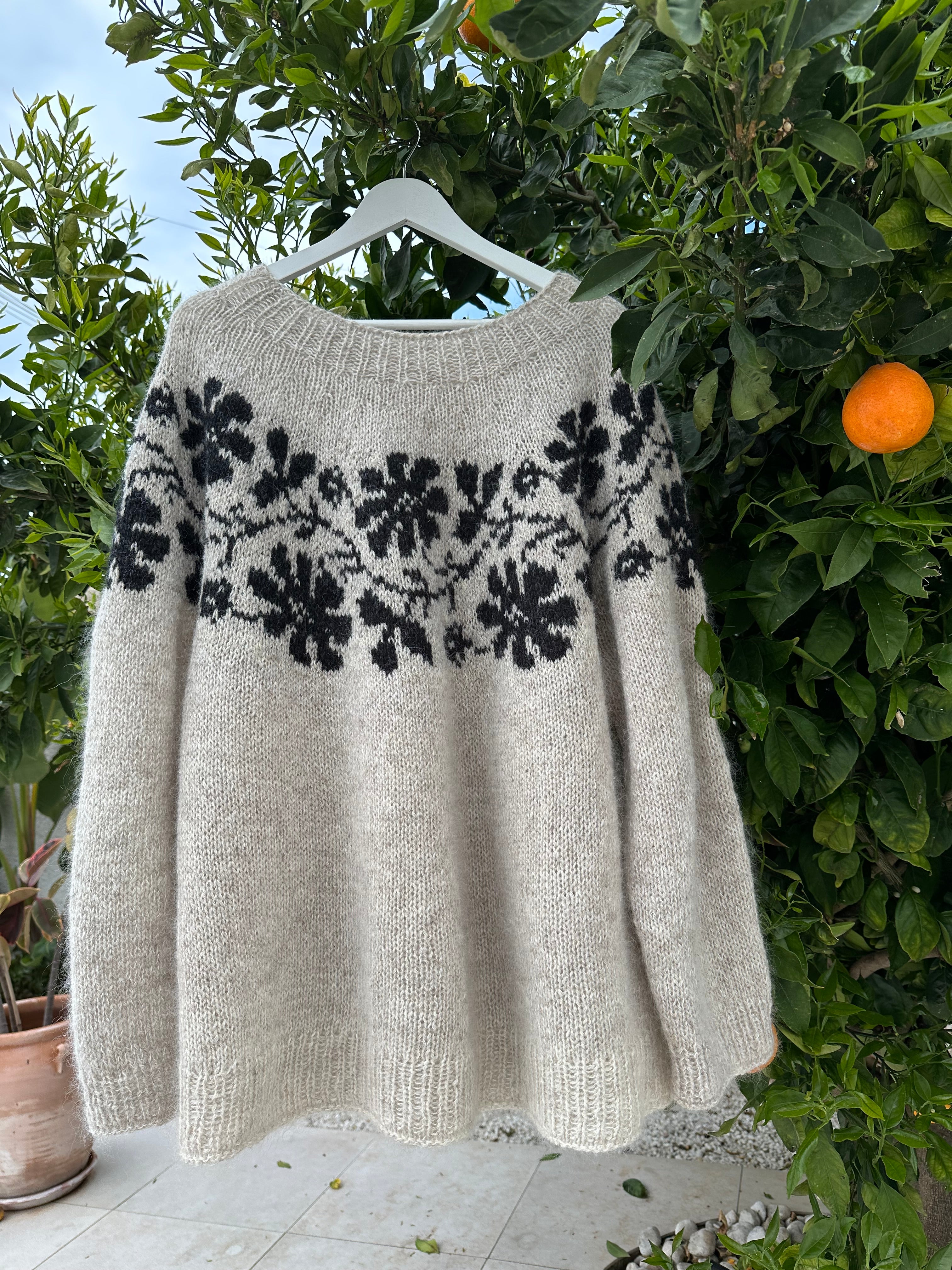 Blooming Vine Sweater