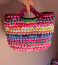 Handmade crochet bag. Tote Bag