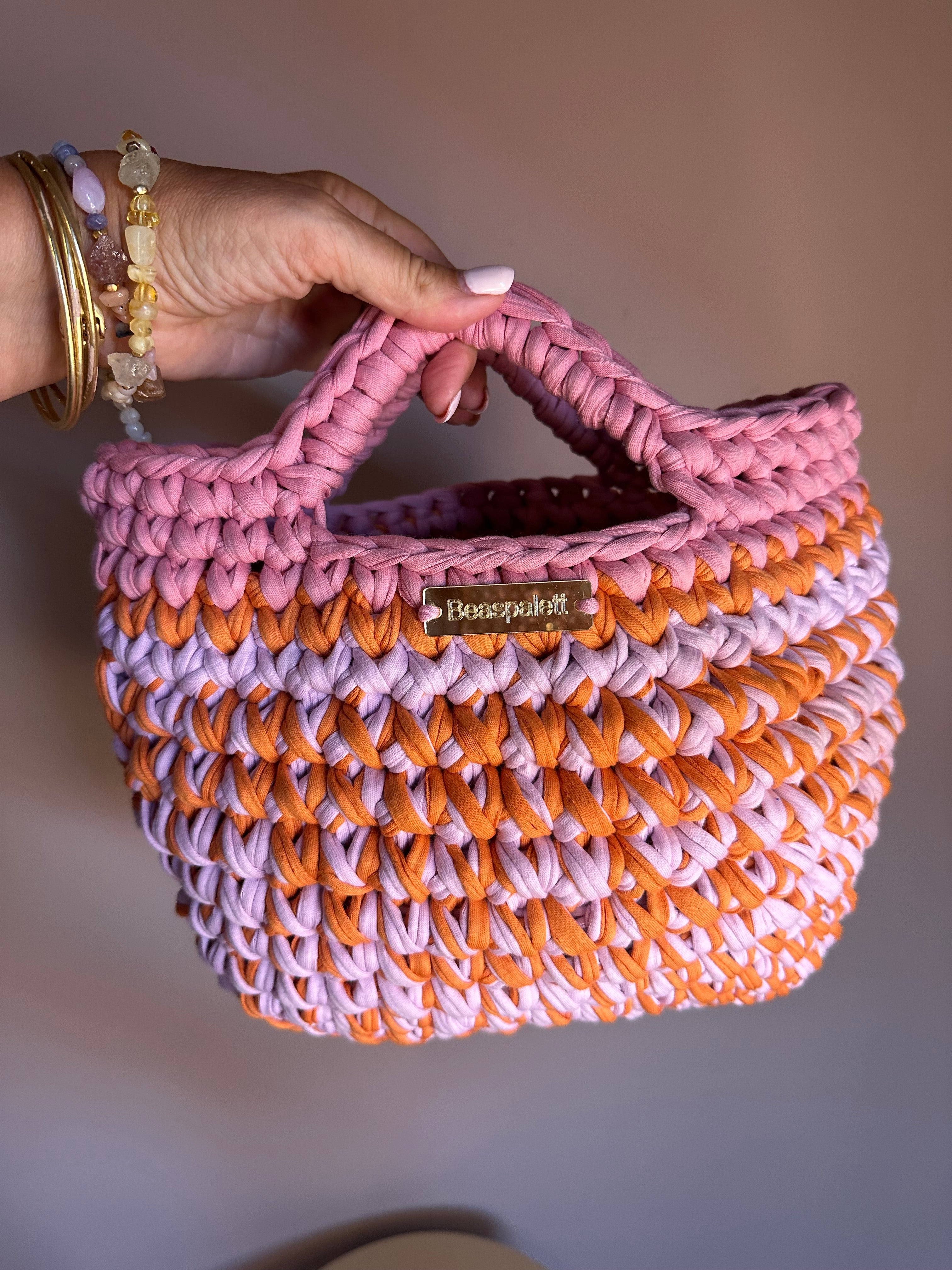 Handmade crochet bag. Tote Bag