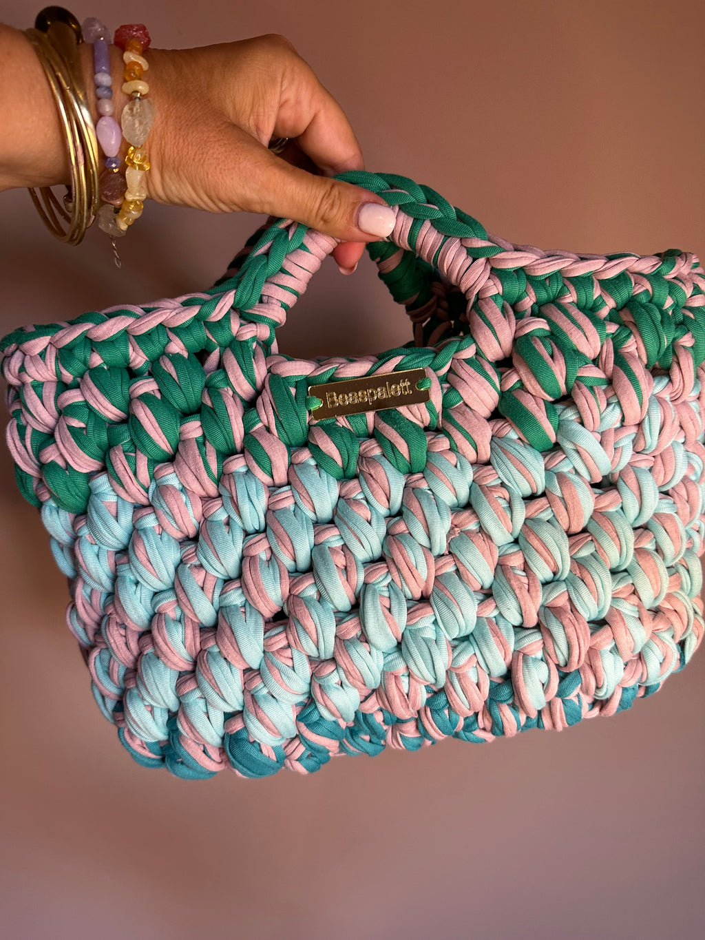 Handmade crochet bag
