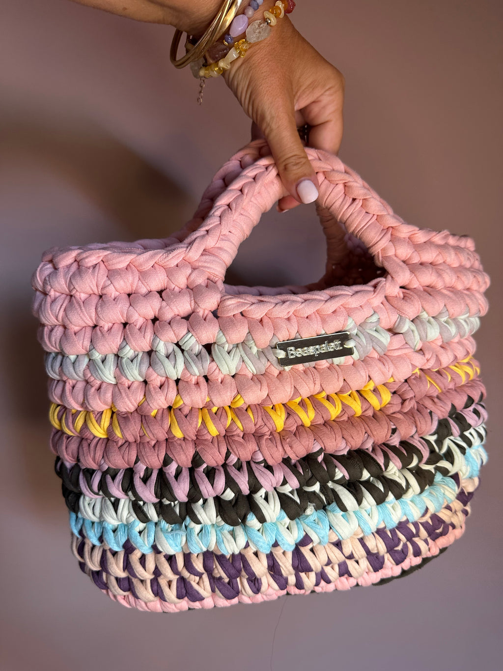 Handmade crochet bag. Tote Bag
