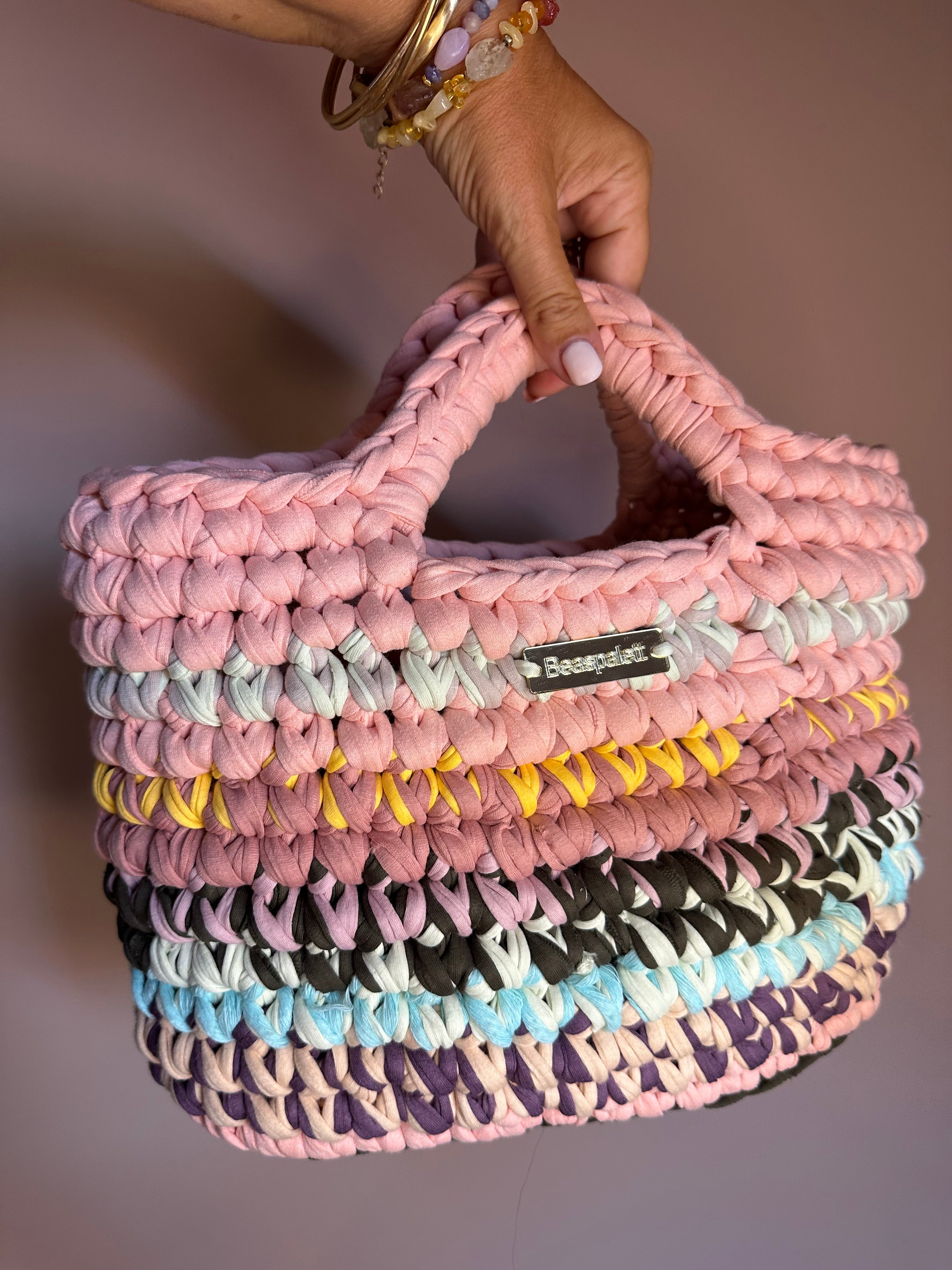 Handmade crochet bag. Tote Bag