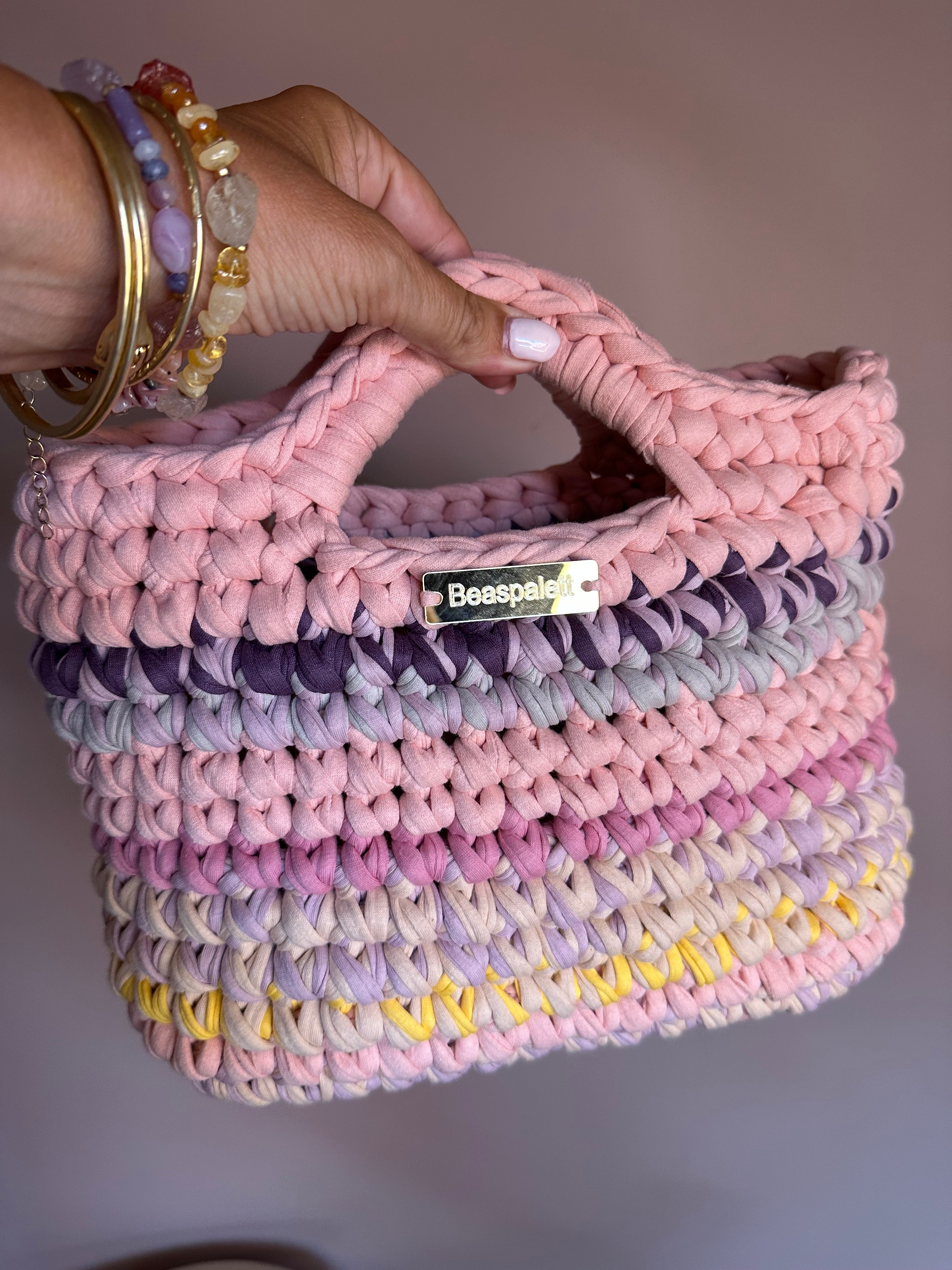 Handmade crochet bag. Tote Bag