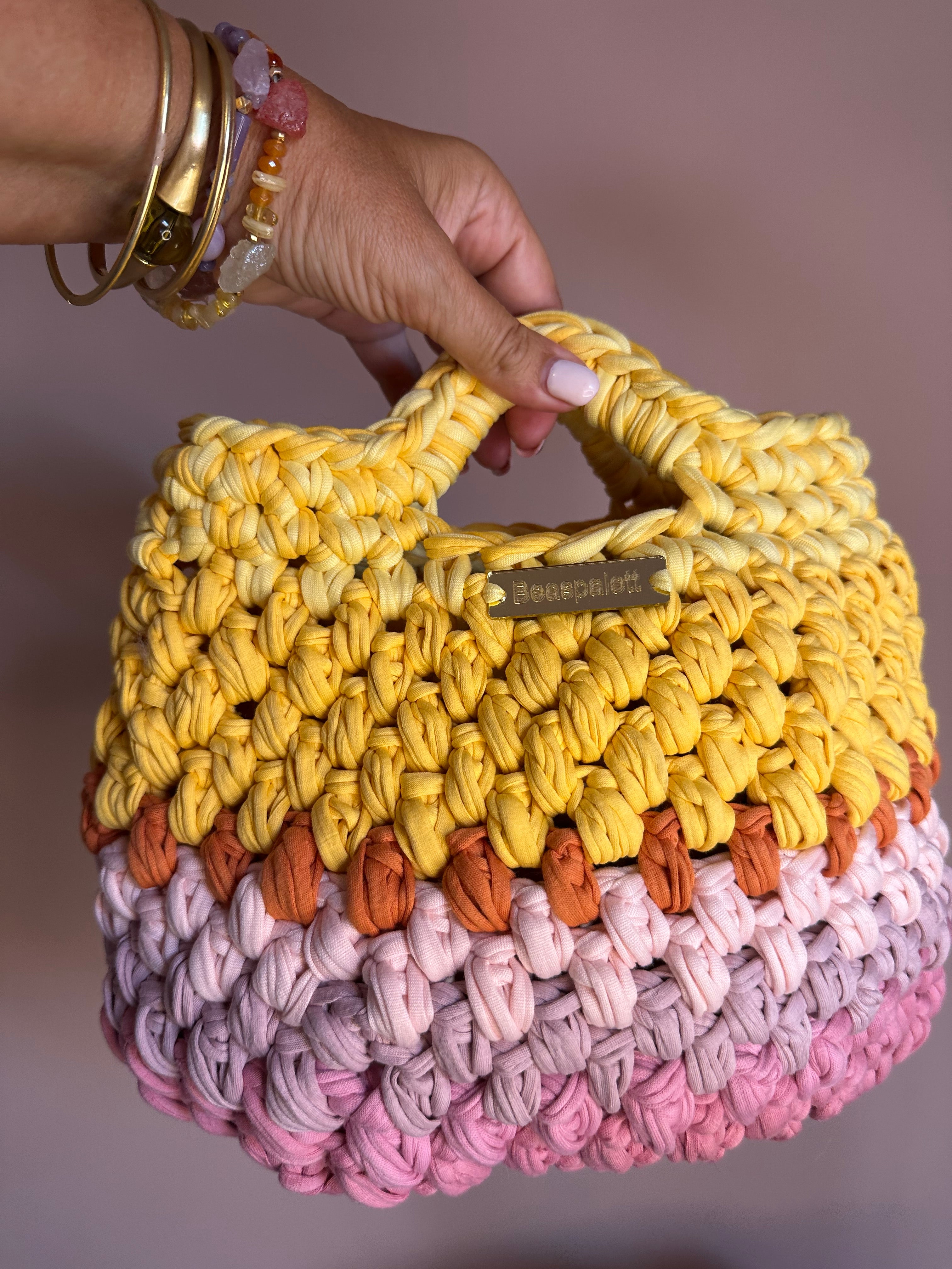 Handmade crochet bag