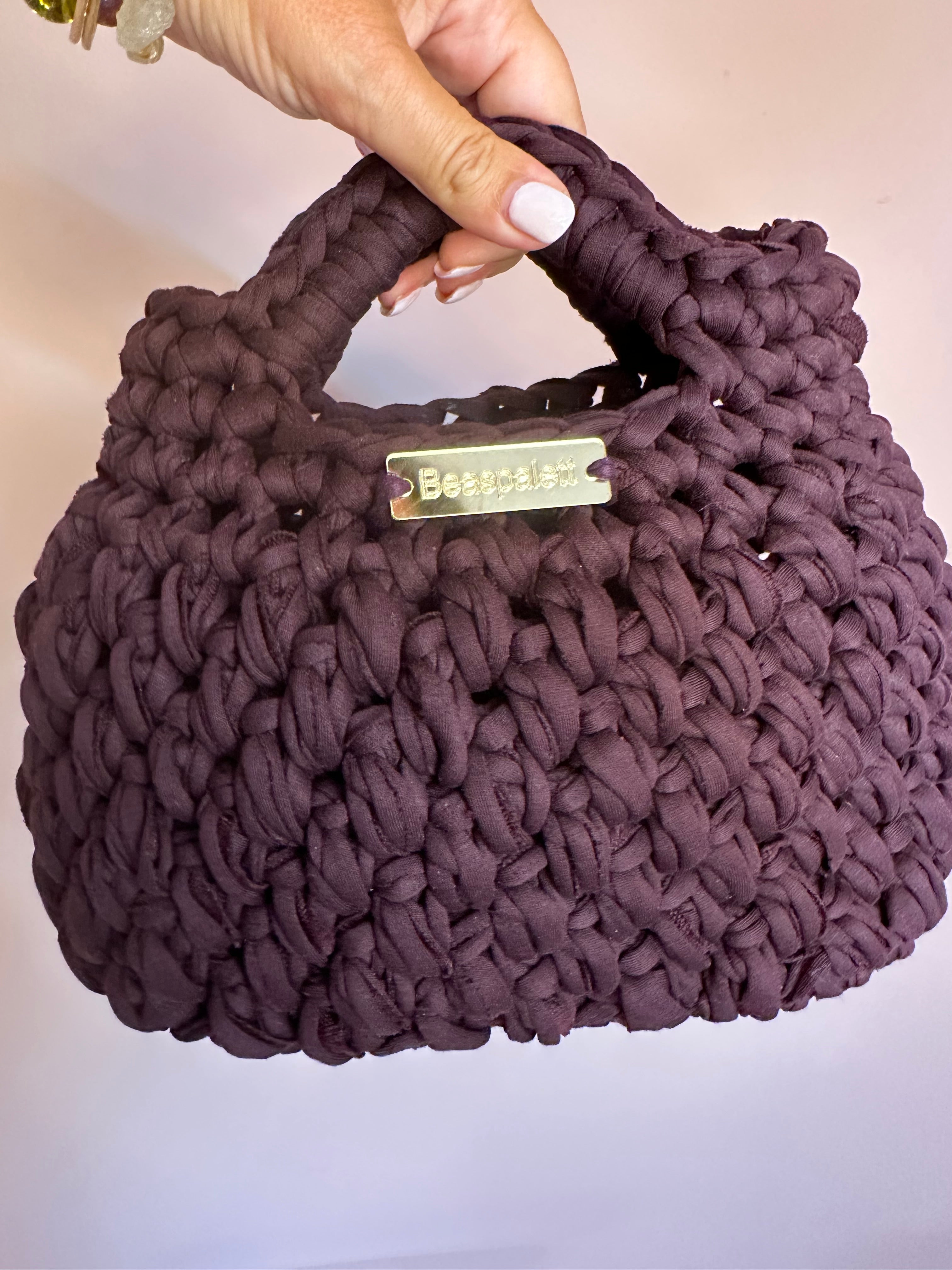 Handmade crochet bag