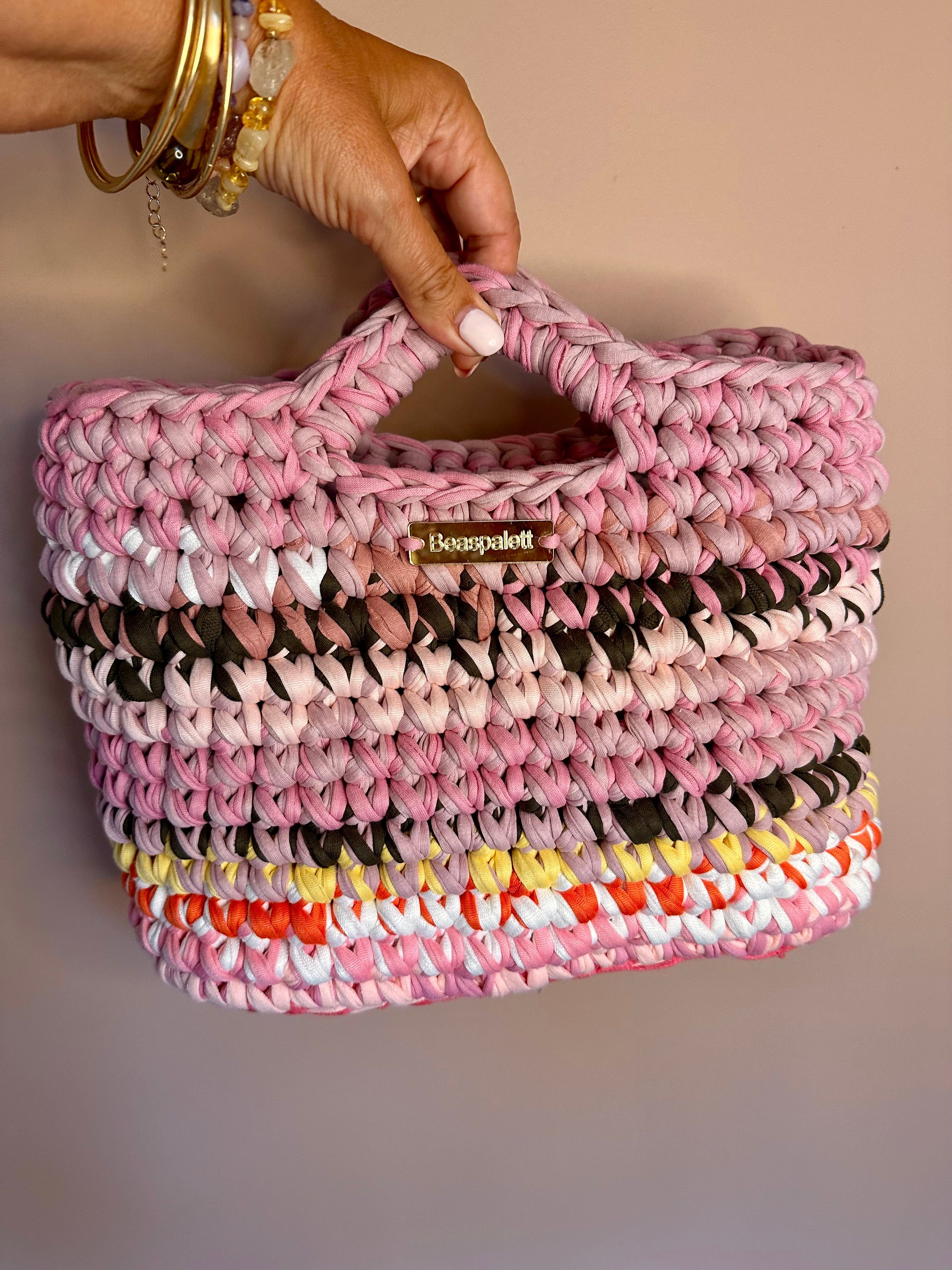 Handmade crochet bag. Tote Bag