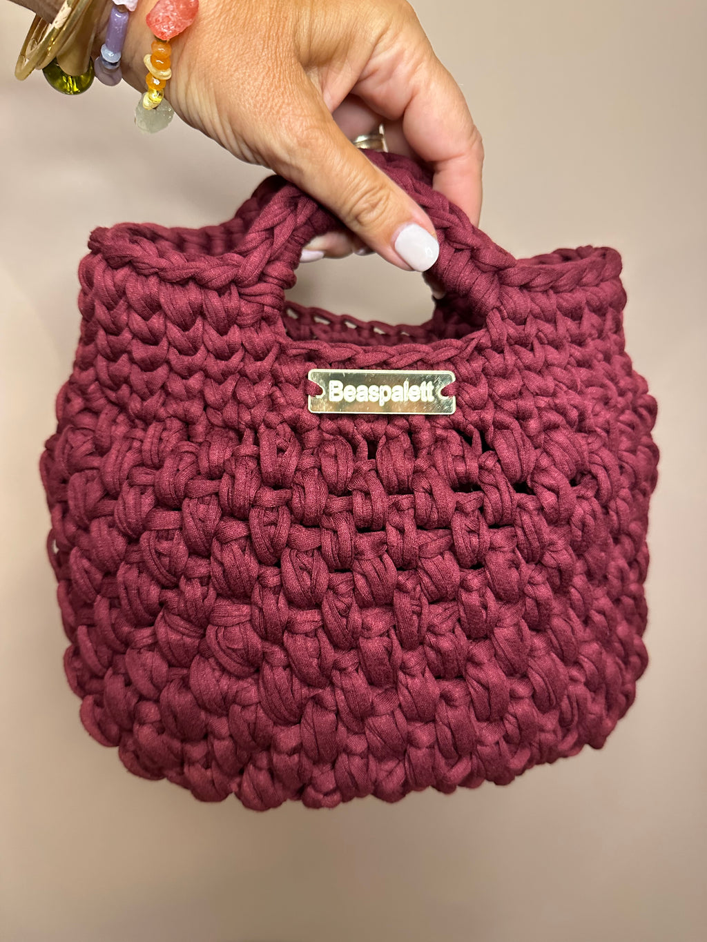 Handcrafted crochet bag