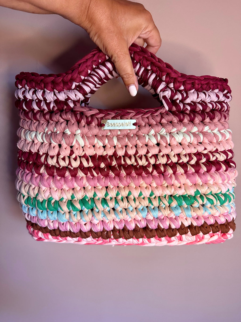 Handmade crochet bag
