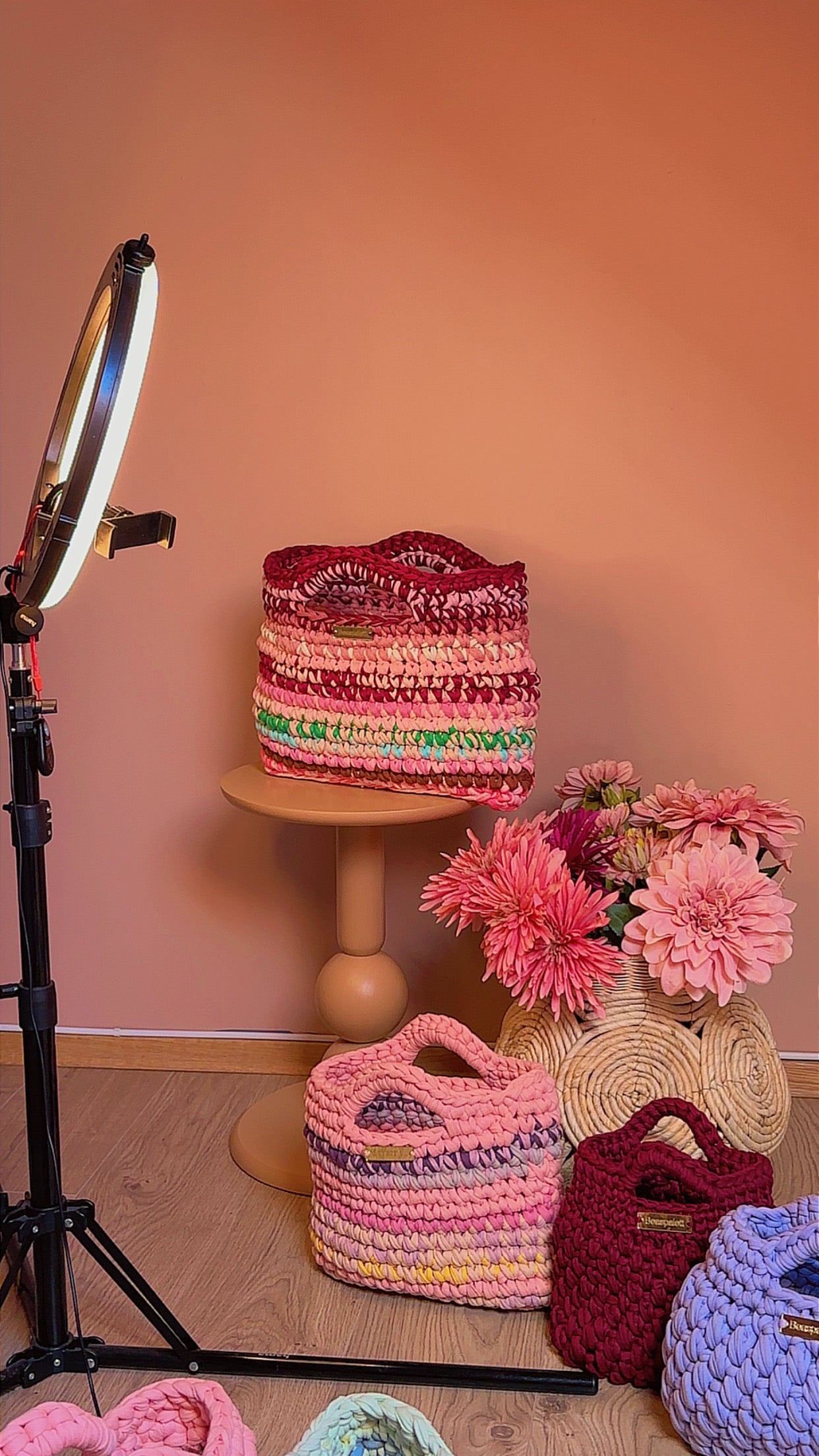 Handmade crochet bag