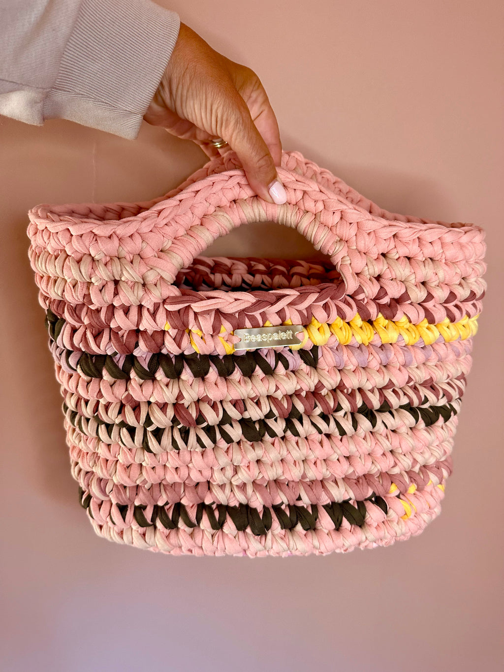Handmade crochet bag. Tote Bag