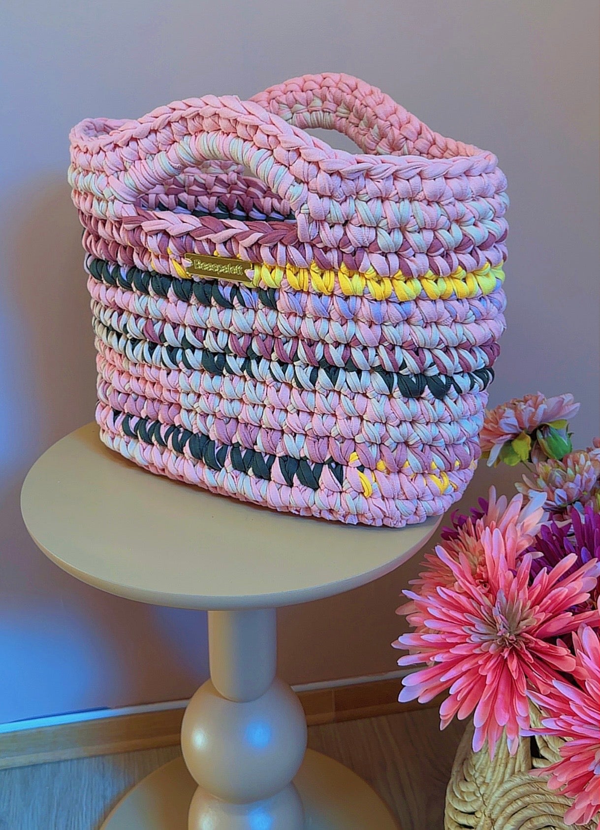 Handmade crochet bag. Tote Bag