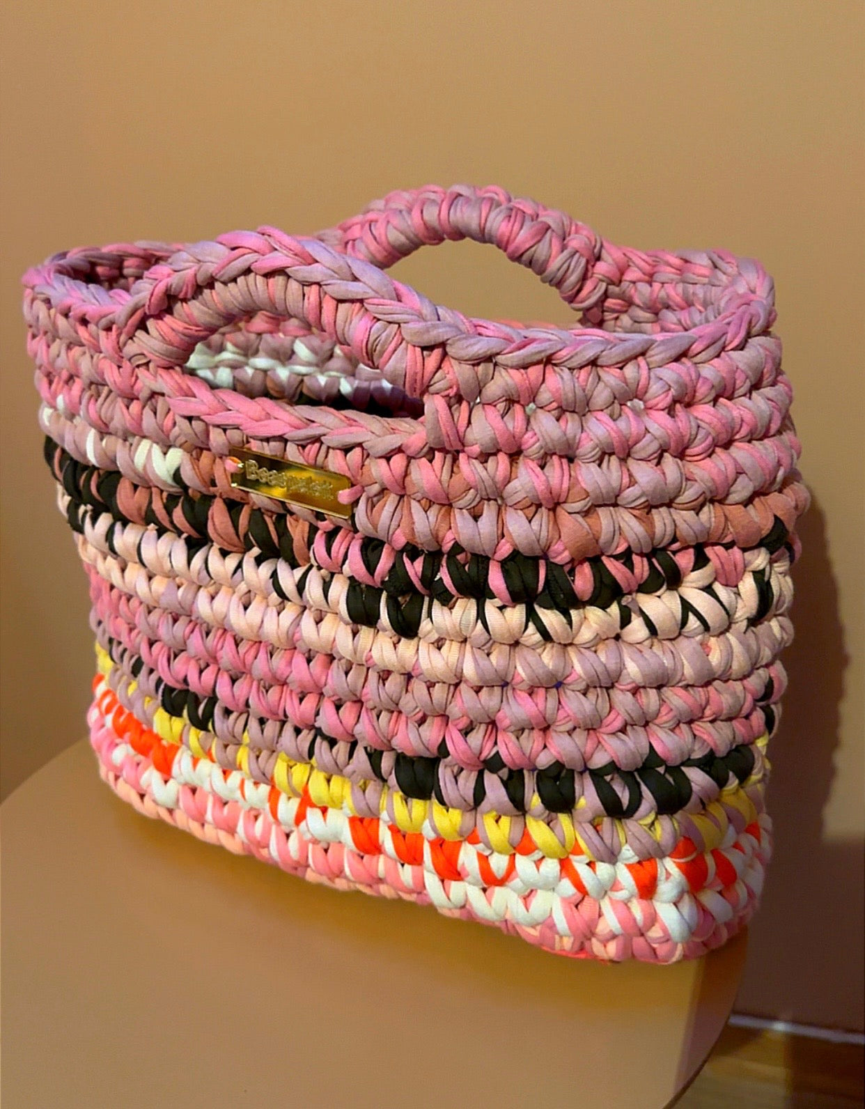 Handmade crochet bag. Tote Bag