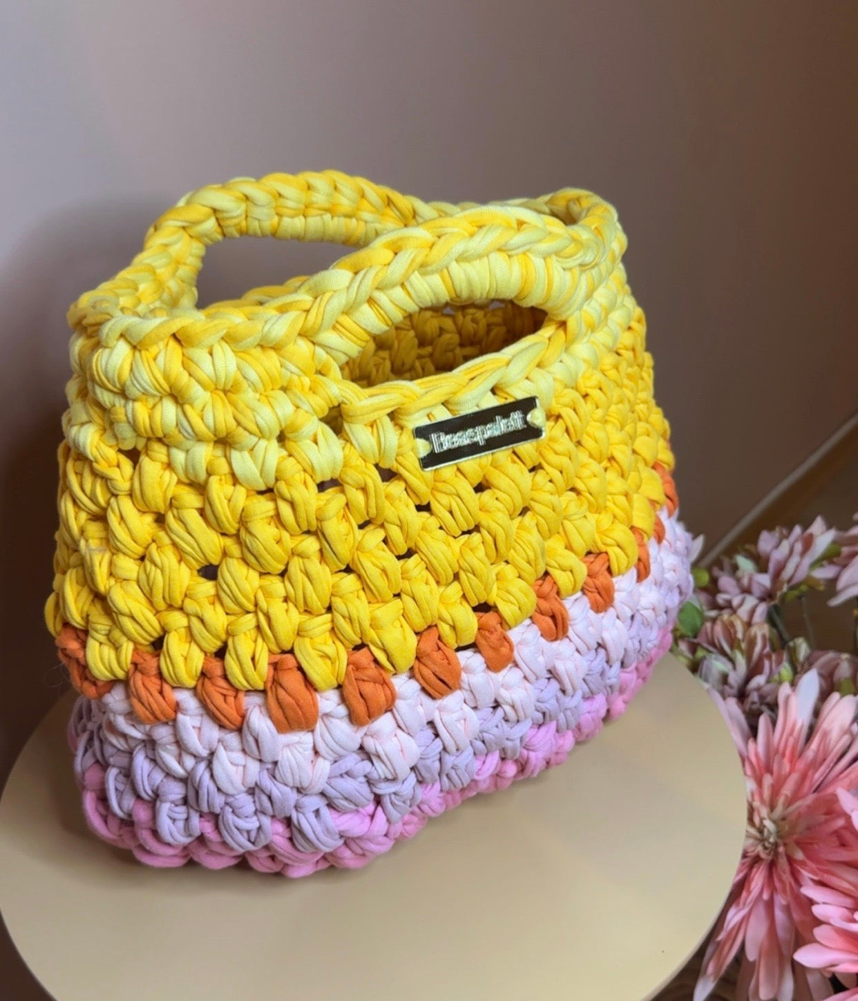 Handmade crochet bag