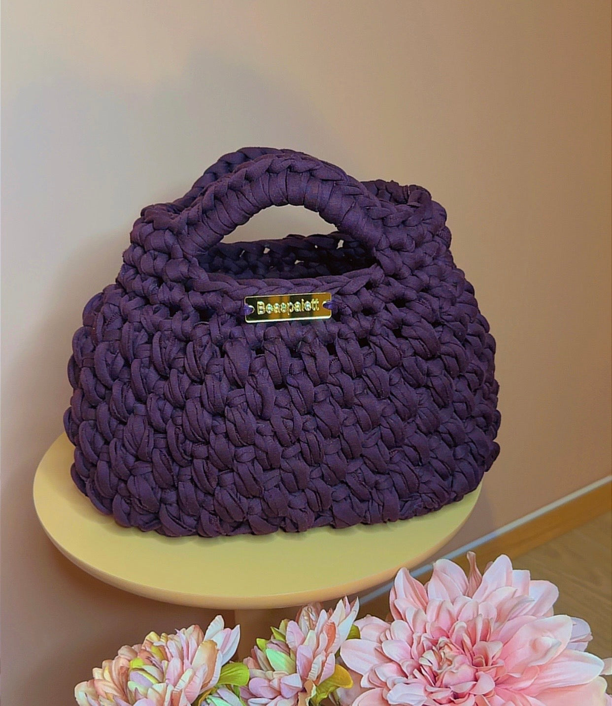 Handmade crochet bag
